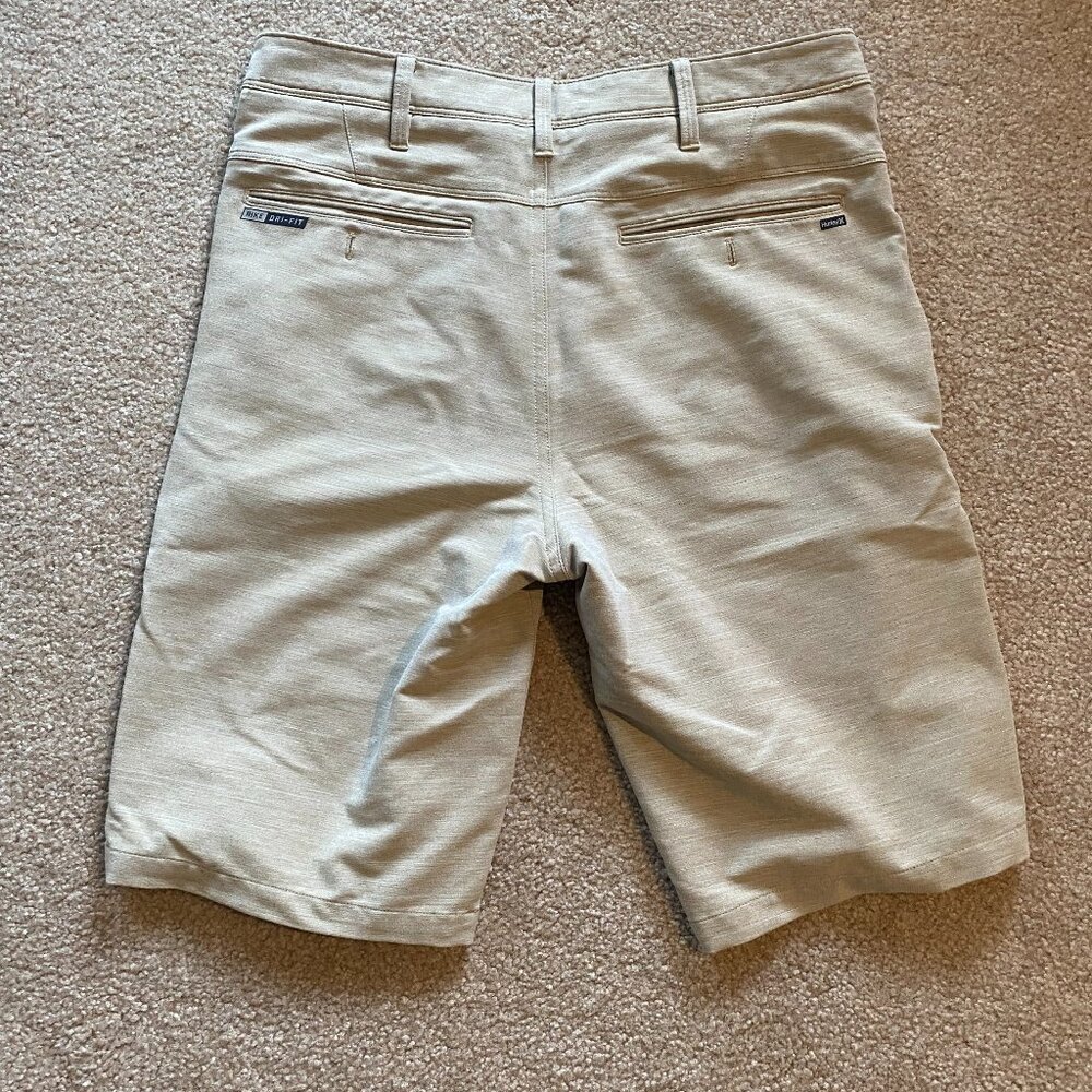 Hurley/Nike Dri-Fit Tan Mens Shorts 32 waist